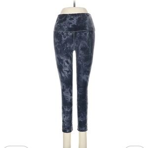 lululemon athletica Navy Patterned Leggings